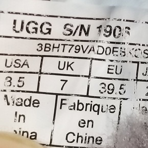 UGG Adirondack II Waterproof Boot, Black Leather, Womens Size 8.5 US / 39.5 - Picture 16 of 16